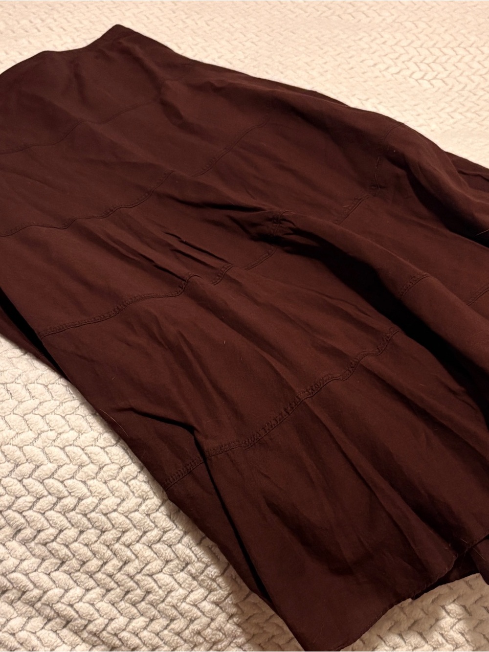 Necessary Objects Brown A-Line Skirt